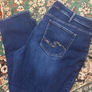 Silver Jeans Plus Size Boyfriend Stretch Jeans size 24/L29 Indigo